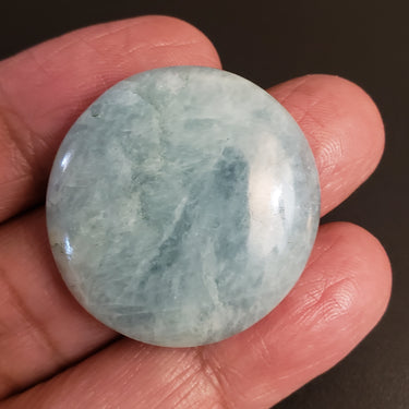Natural  Aquamarine Cabochon. Size- approx. 32mm